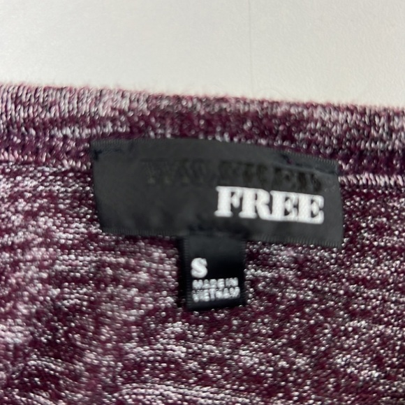 Aritzia Wilfred Free Purple Heathered Long Fitted Shift Dress - Picture 7 of 7